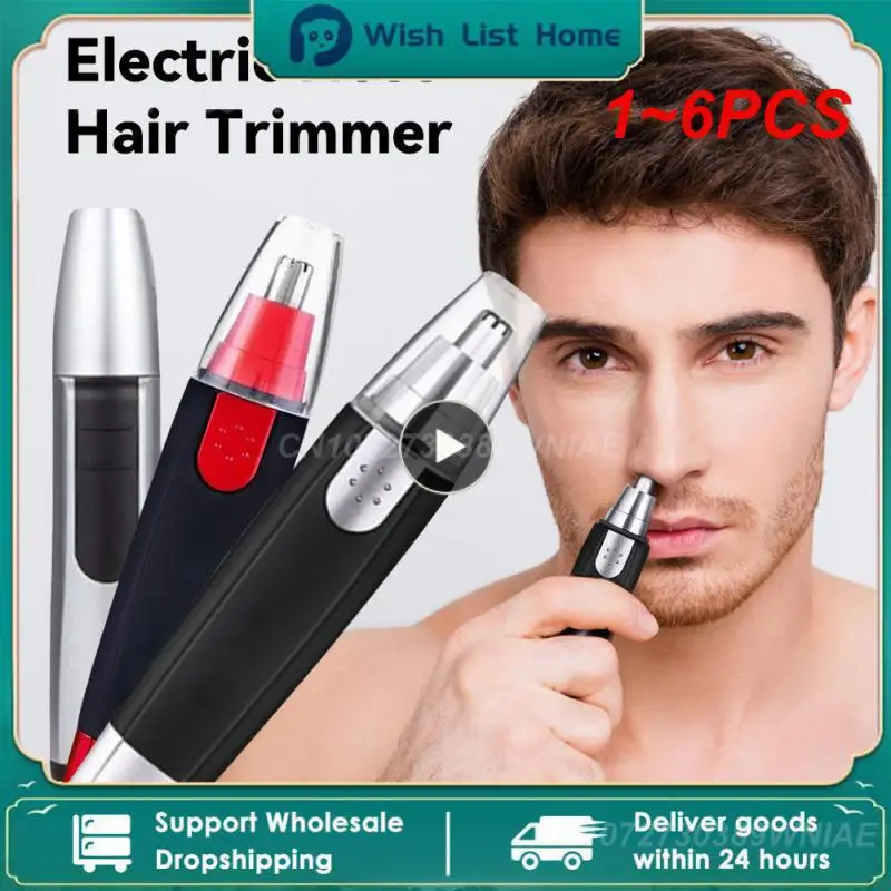 

1~6PCS Men Women Electric Nose Hair Trimmer Ear Razor Removal Shaving Tool Face Care Shaver Eyebrow Ear Implement Shaver Clipper