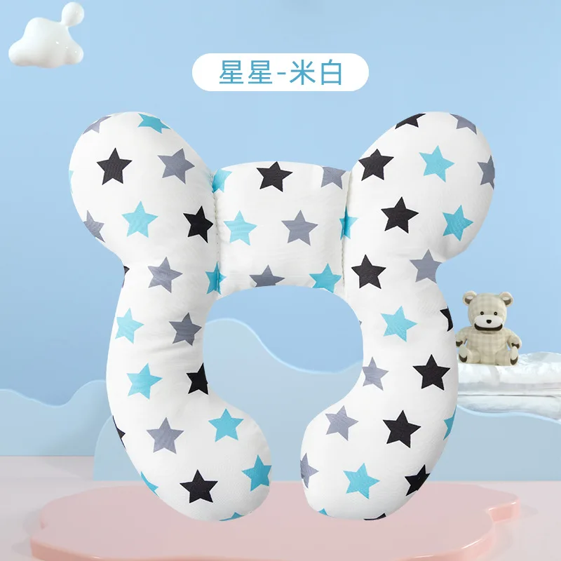 2023New Baby Pillow Protective Travel Car Seat Head Neck Support Pillows Newborn Children U Shape Headrest Toddler Cushion 0-3 Y 3
