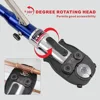 Copper Tube Fittings Hydraulic Pipe Crimping Tool with 1/2 inch,3/4 inch and 1 inch Jaw Copper Pipe Propress Cri 5
