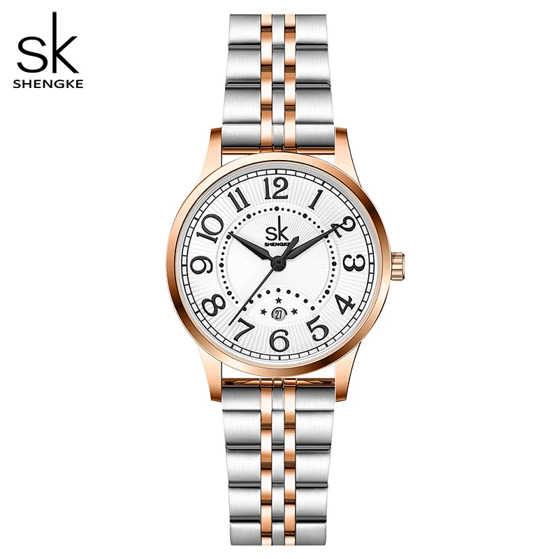 

Shengke Woman Watch Fashion Brand Ladies Bracelet Wrist Watch SK Women Dress Watches Waterproof Date Clock Gift Montre Femmes