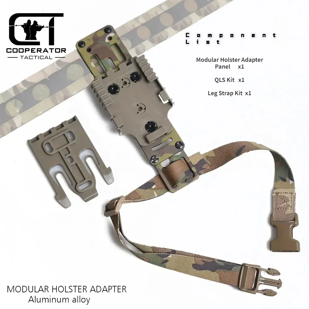 Tactical Holster Drop Leg MHA Modular Pistol Holster Adapter Set Band  Military Hunting Airsoft Quick Pull Draw For QLS Platform - AliExpress
