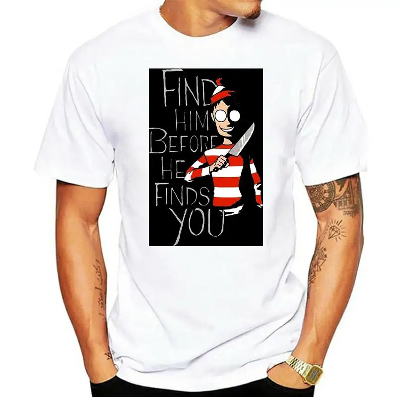 Maglietta Da Uomo Dove Si Trova Wally (Waldo) Prima Che Ti Trova Maglietta Alla Moda Maglietta Novità Maglietta Donna
