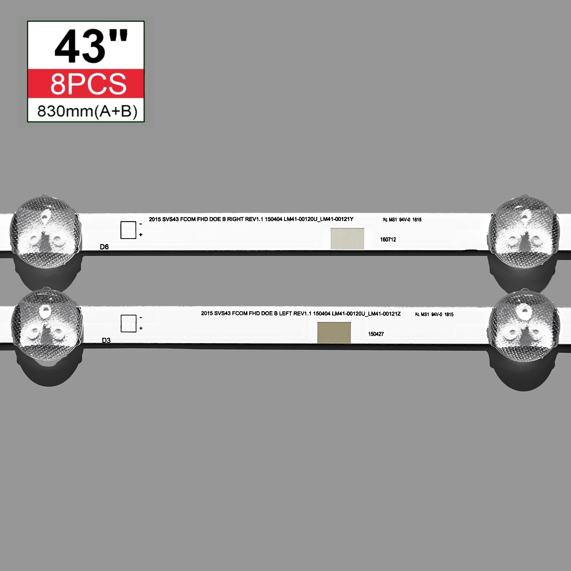 LED Ʈ Ʈ (8) UE43J5000 UE43J5272 UA43J5100 UN43J5000 UN43J5200 UE43J5300 UE43J5200 UN43J5000 BN96-46570A 46571A