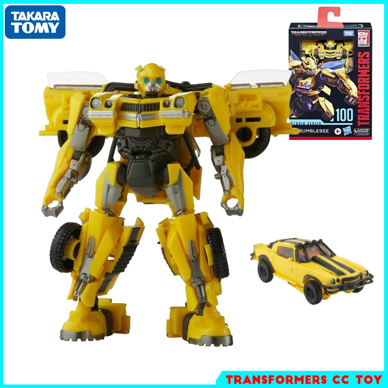 In Magazzino Takara Tomy Genuine Transformers Ss Series-100 D-Class Bumblebee Gift Collecties Action Figures