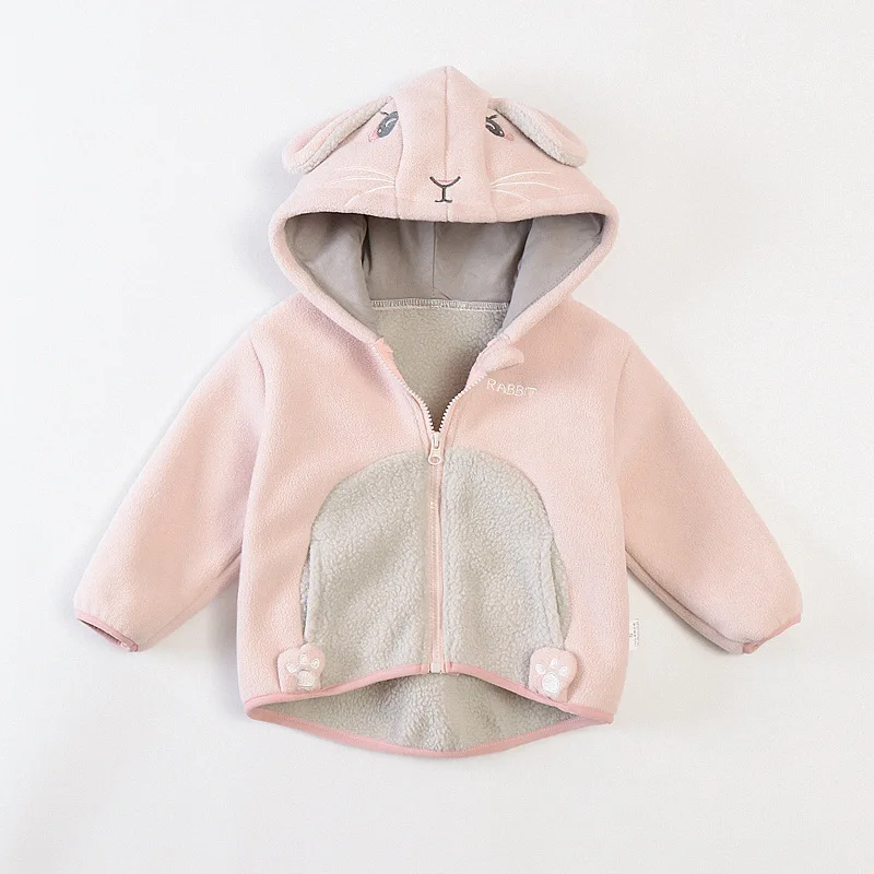 

Kids Coats 2023 Children Outerwear Boy Warm Fleece Jacket Baby Girls Jackets for Autumn Spring Children Clothing 1-8 years old