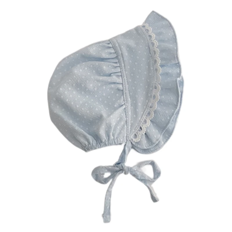 Baby Head Cover Infant Hat Baby Sun Hat Cotton Baby Hat Newborns Bonnet Christening Bonnet for Outdoor Activity Gift 3