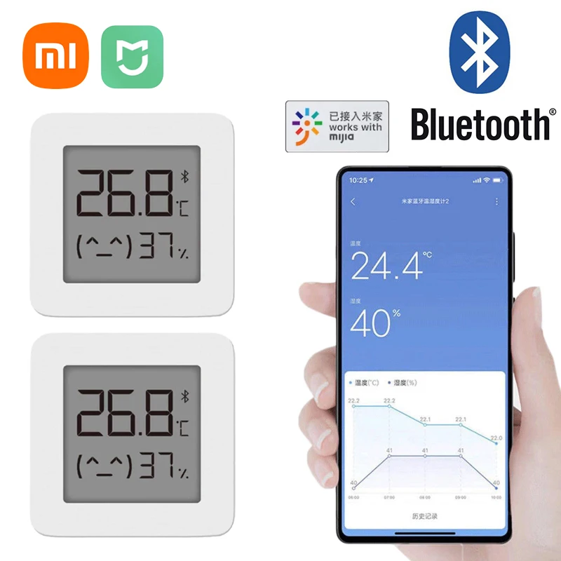 XIAOMIMijiaBluetoothThermometerSmartElektrischeDigitalHygrometer