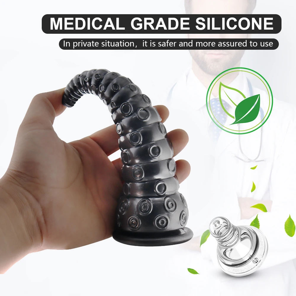 Octopus Dildo Suction Cup Tentacle Sex Toy For Woman Man Wide Anal Plug Vaginal Dilator/Stimulator
