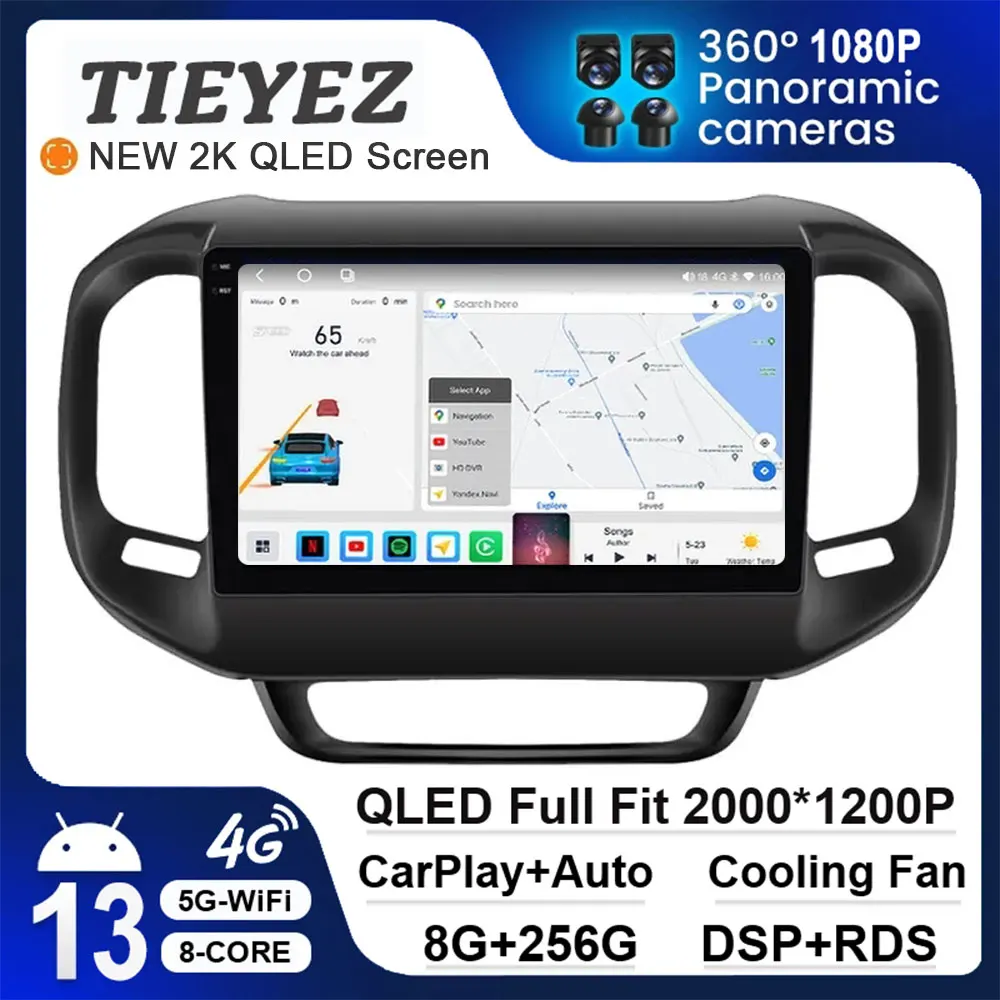 

Android 13 For FIAT Toro 2017-2021 Navigation GPS Stereo Head Unit Auto Carplay Car Radio Multimedia Video Player No 2Din DVD