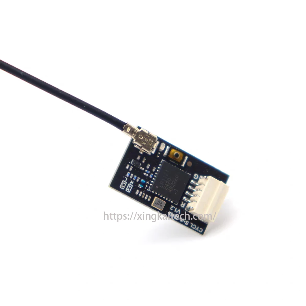 Module ELRS 433/360/500 MHz RX TX pour radio RC longue portée, avec antenne et connecteurs