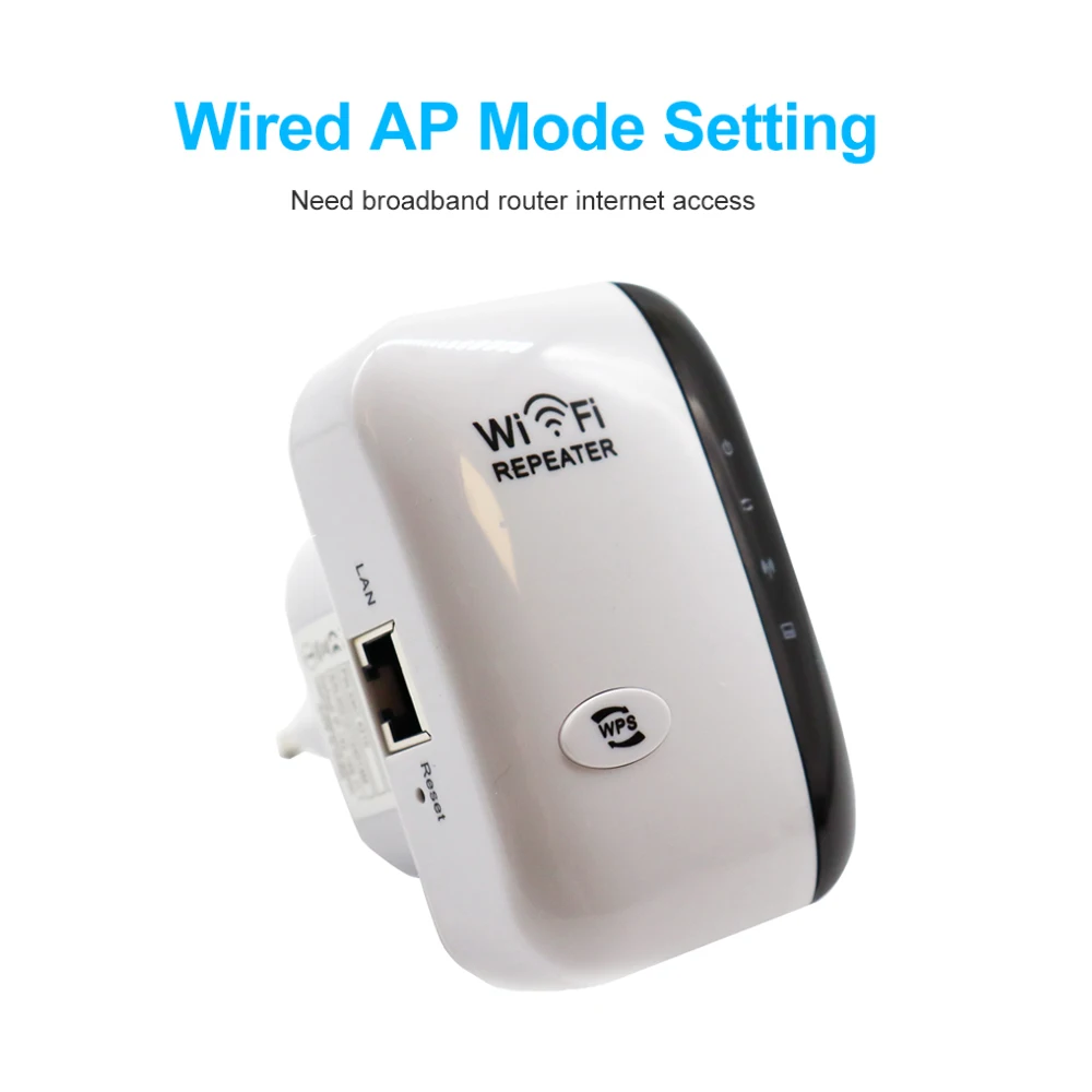 Répéteur WiFi sans fil longue portée 11N, 300Mbps, booster, amplificateur,  stérilisation du signal Wi-Fi, point d'accès - AliExpress