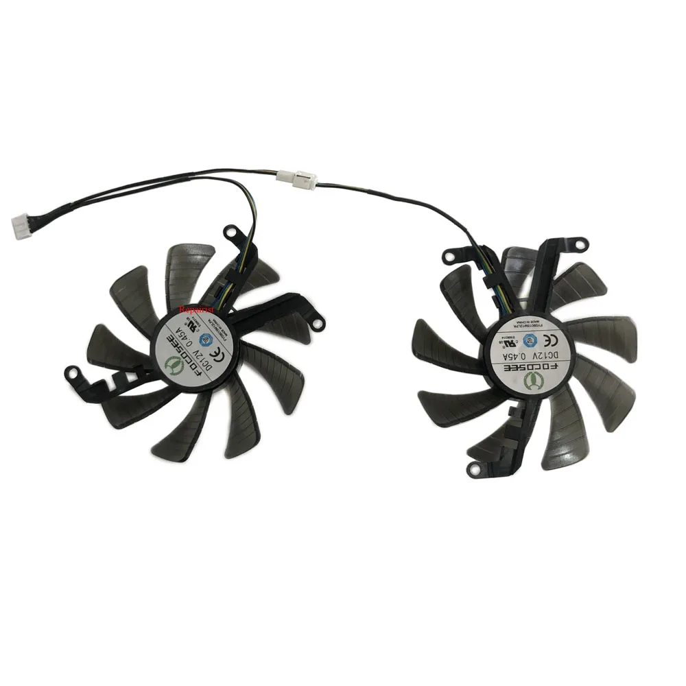 

1 Set FY09015M12LPA,Graphics Video Card Fan,For Leadtek WinFast RTX3060 3060Ti GTX 1660 Ti HURRICANE 6G,Replace TH9215S2H-PAA01
