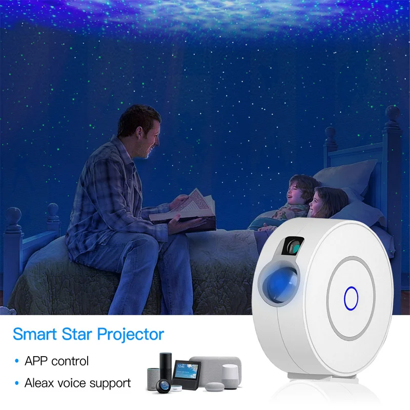 SK20 APP Graffiti Smart Remote Control Atmosphere Table Light Indoor Intelligent Star Projector Wi-Fi LED Night Light tuya smart star projector wifi laser starry sky projector waving night light led colorful app control