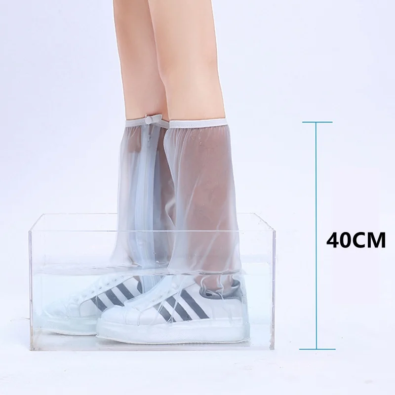 Shoe Covers 40cm Tall Rain Waterproof Silicone