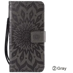 Elegant Leather Flip Wallet Case with Card Holder - Universal Smartphone Cover for OPPO A3Pro 5G Global (G7 - Gray)