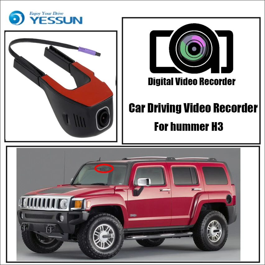 

YESSUN for hummer H3 Wifi Hidden Car DVR Auto Dash Cam Video Recorder Registrar Full HD Camera