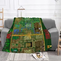 Zeldas Baby Blanket 3D Game Printing Bed Plaid Furry Machine Washable Winter Sofa Throw Fluffy Soft   Throws Baby Fleece 2