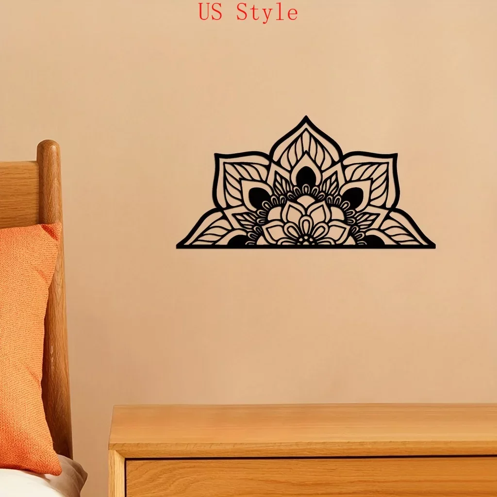 

Large Metal Mandala Home Decor Unique Lotus Flower Wall Hanging Art Home Room Bedroom Office Decoration Metal Wall Hanging Gard