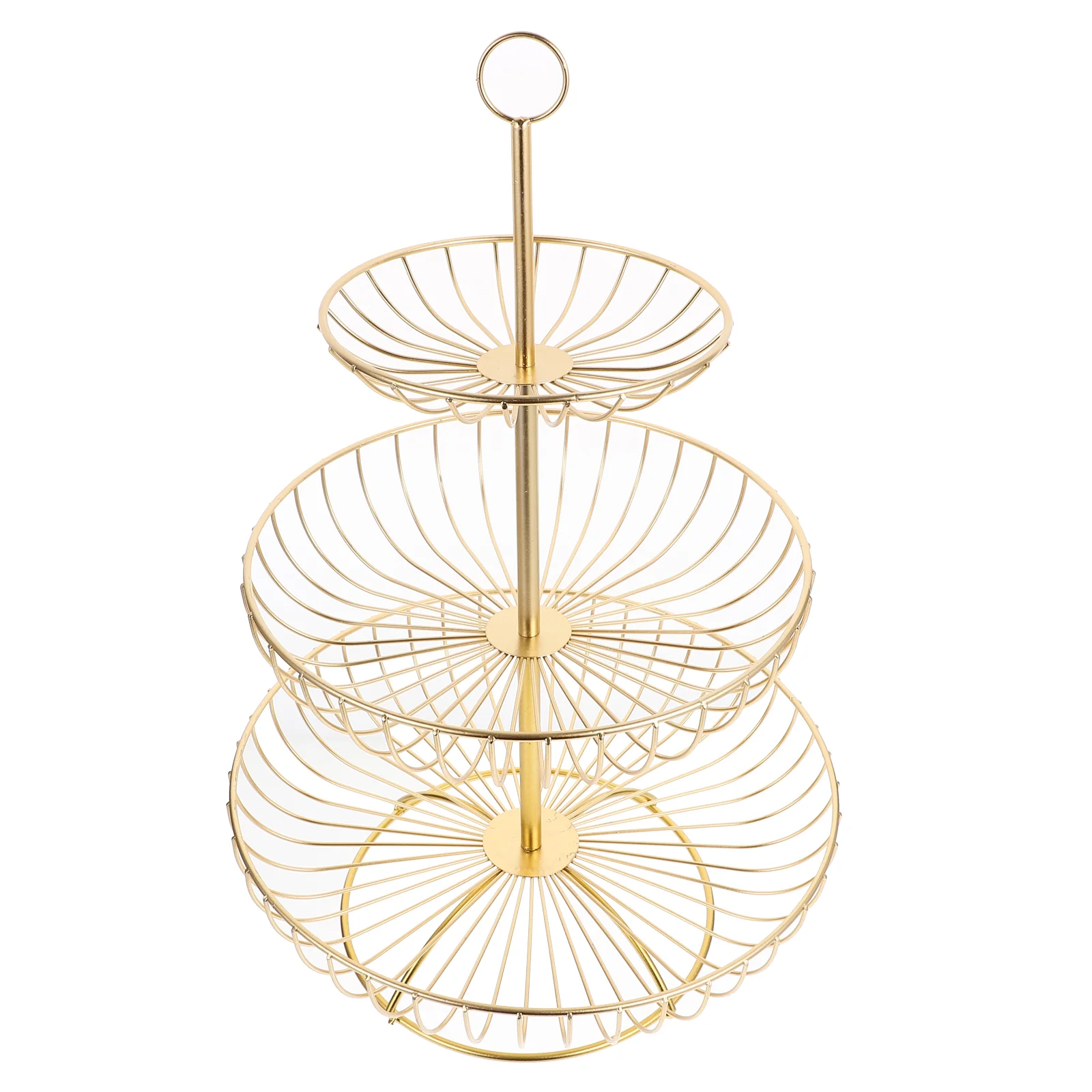 

Metal Fruit Basket Kitchen Accessories Metal Basket For Vegetable Storage Bread Rack Layer Metal Basket Family Fruit Rack