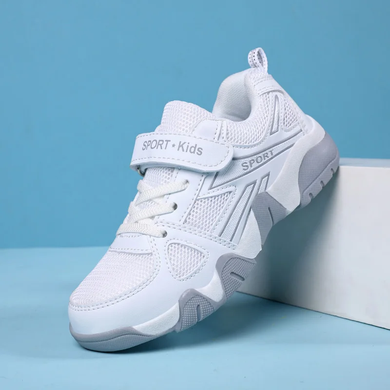 남아용 메쉬 운동화, 통기성 스포츠 러닝화, 경량 어린이 학교 워킹 신발, 어린이 패션 