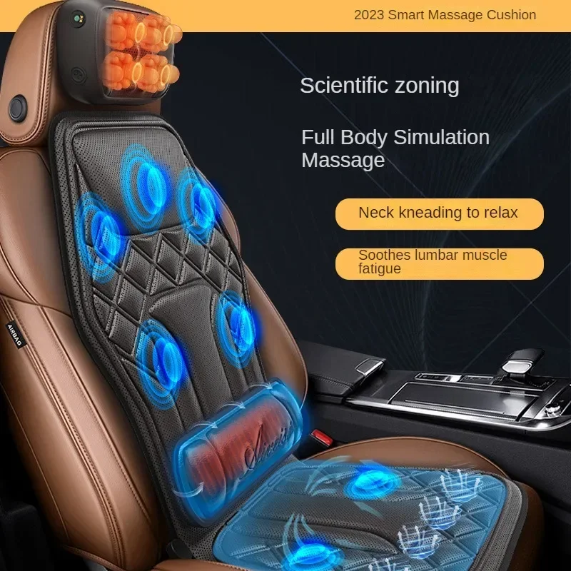 Relieve Psoas Fatigue Multifunctional Heating Vibration Ventilation Car Neck Back Car Full Body Massager