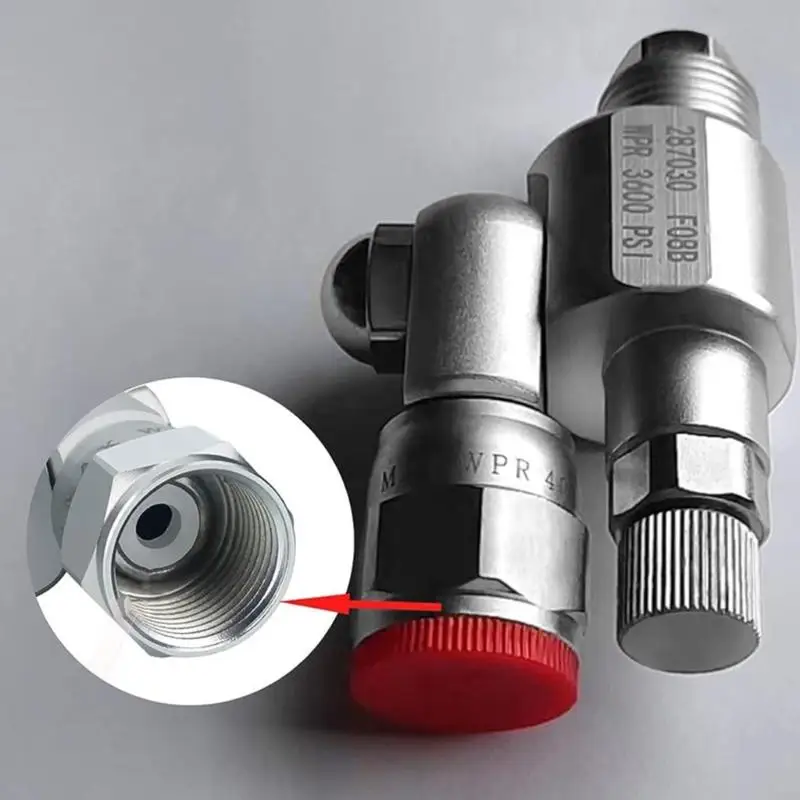 287030 Shut Down Valves Joint Paint Sprayer Adapter 3600PSI Airless Sprays Adapter Joint AntiSpitting Valves 95AA