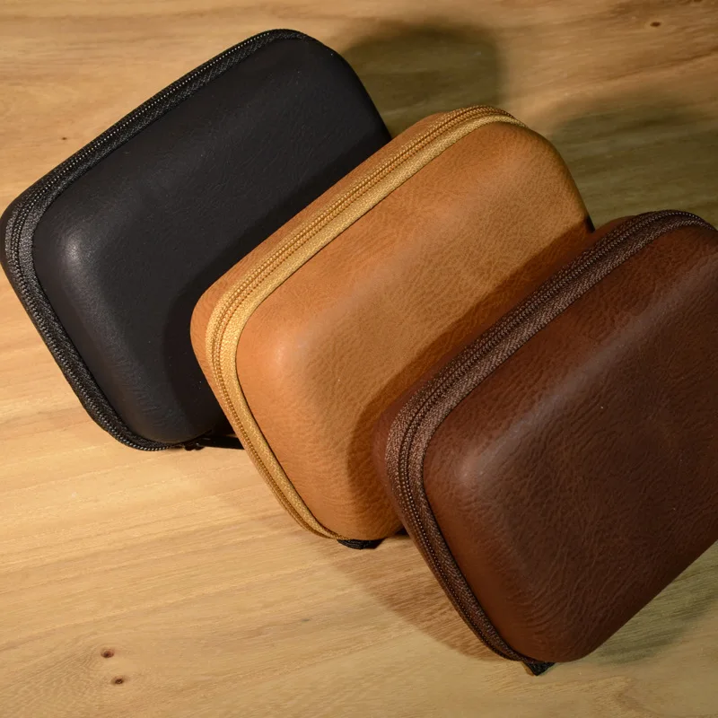 Retro Headphone Storage Box Portable Earphones Bolsa Case para Cabo de Dados Key Headsets Jóias Bateria Outros Odds And Ends - Image 5