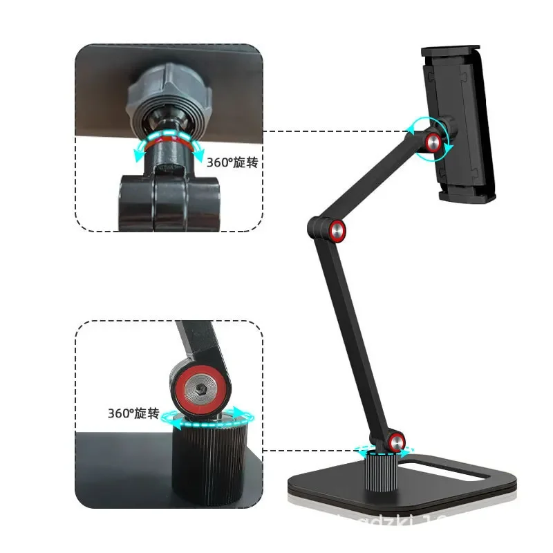 Mobile phone holder foldable portable live streaming holder for home gatherings and lazy people universal tablet