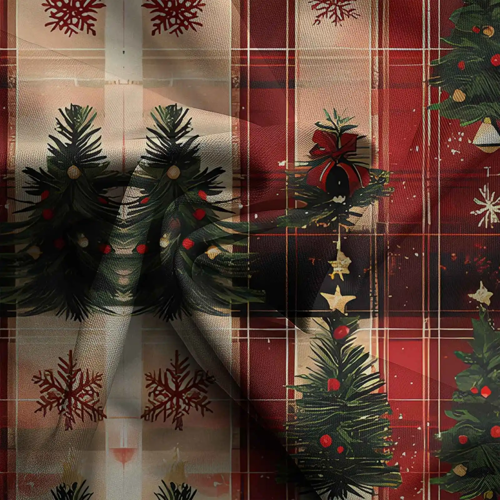 2025 Fashionable Spring Summer Men Shirt Set Christmas Print Fashion Gingerbread Man Two Piece Set Mens Snowman Lightweight_voghion.com