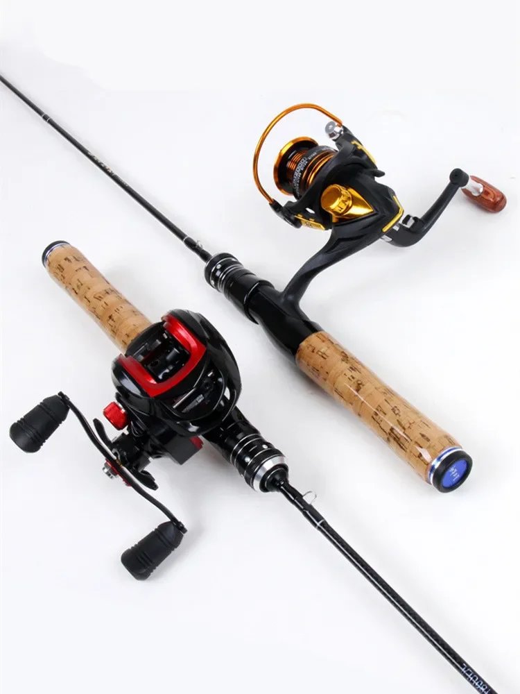 1.5/1.68/1.8m Carbon Fiber Lure Fishing Rod 2 Sections 1/2 Tips L/UL Power  0.8-5g UltraLight Spinning Casting Rod - AliExpress