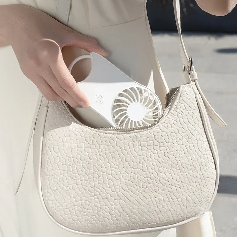 Ultra-Thin Portable Handheld Fan with USB Charging Mini Pocket Fan with USB Charging, Quiet and Portable 4