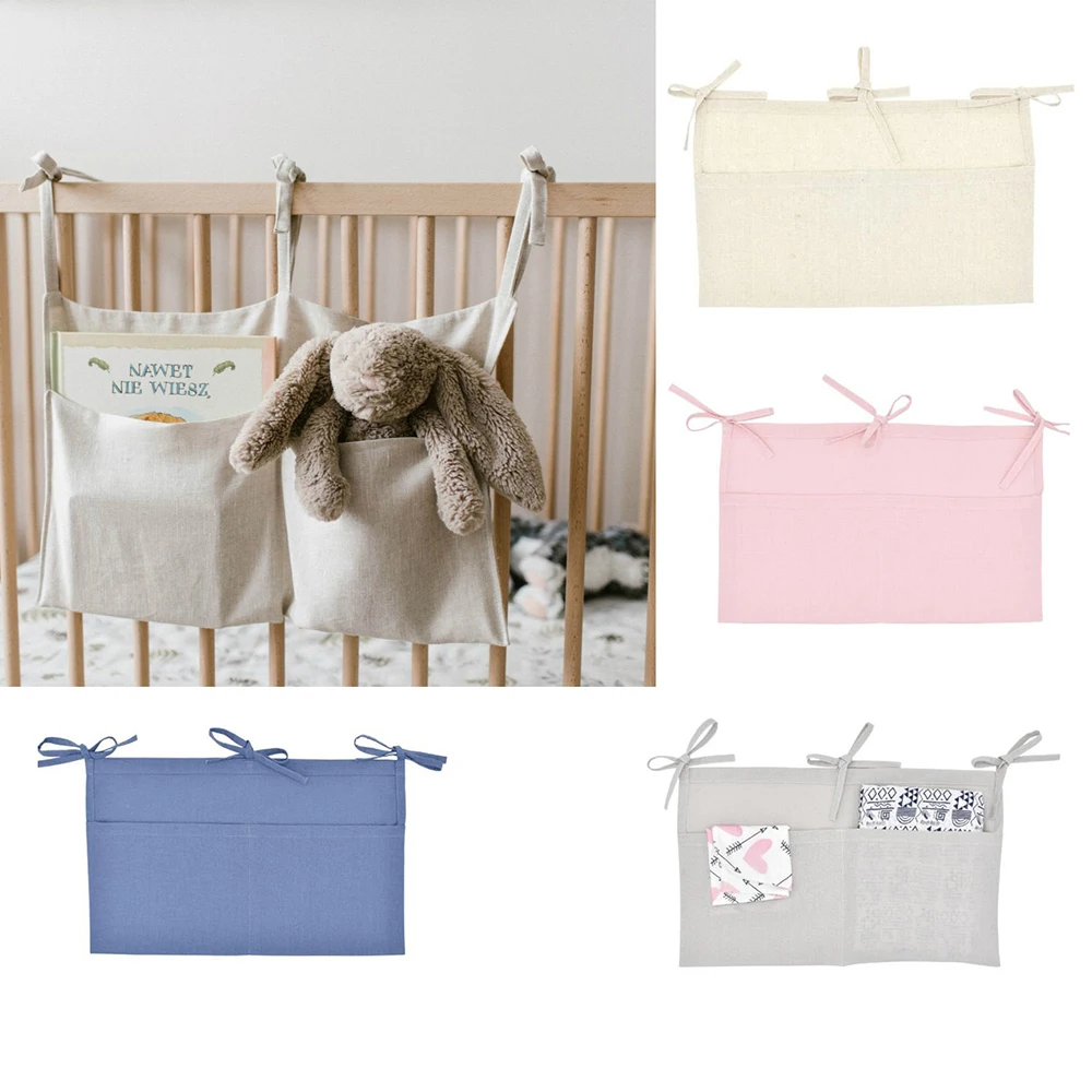 1PcsCottonBabyCribHangingStorageBagBabyCotBedBrandbabyBed