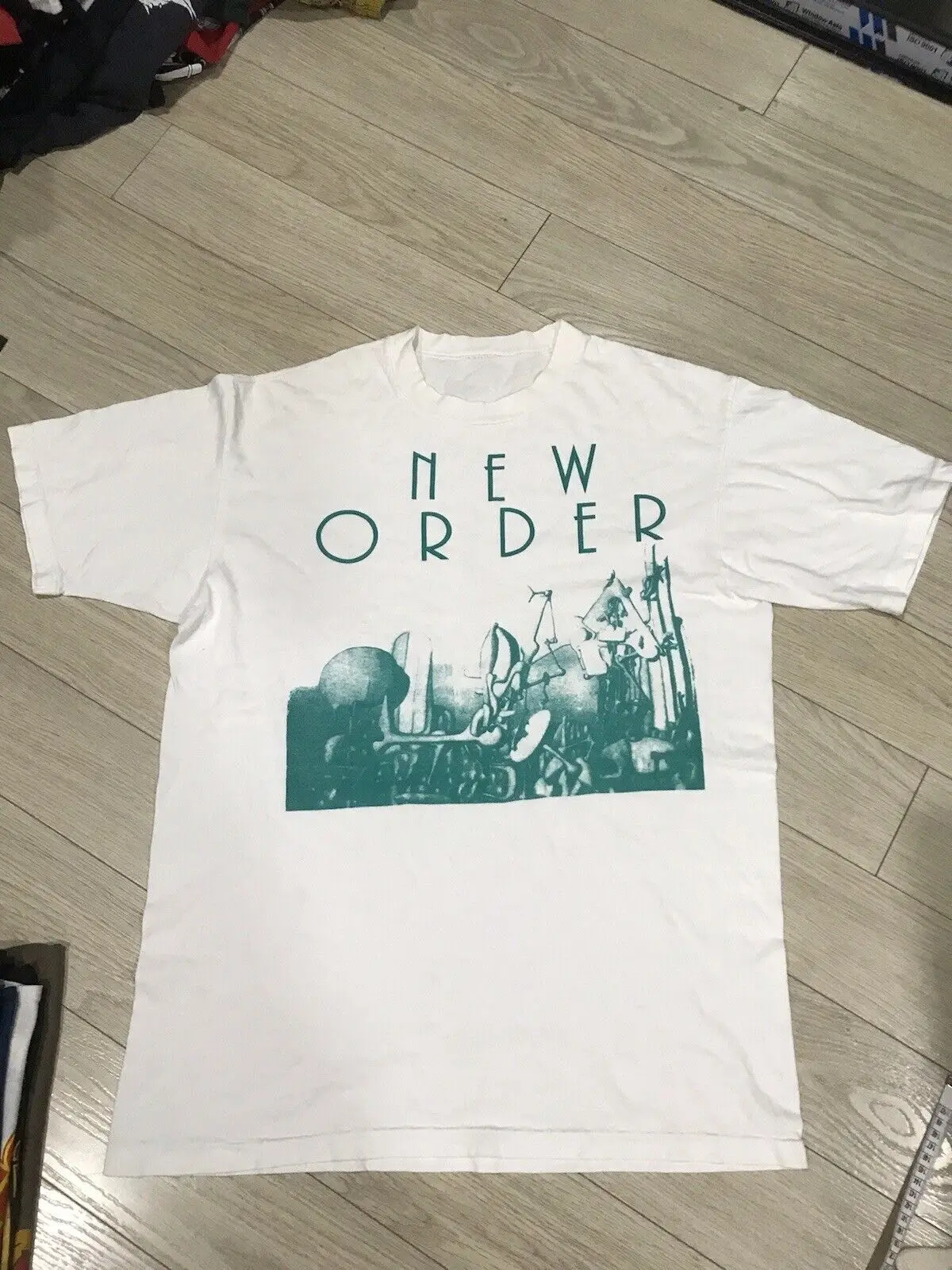 

New Order Vintage 80s Substance Shirt Vintage Gift For Men Women Funny White Tee