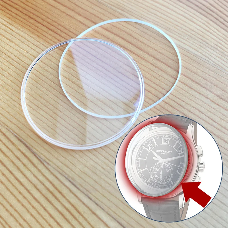 Guarnizione In Vetro Cristallo Zaffiro Per Orologio Cronografo Calendario Annuale Pp Patek Philip Complusions 5905