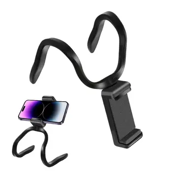 Supporto per telefono pieghevole per tapis roulant, supporto per cellulare da palestra con design a tubo flessibile, supporto per telefono pieghevole per carrello della spesa
