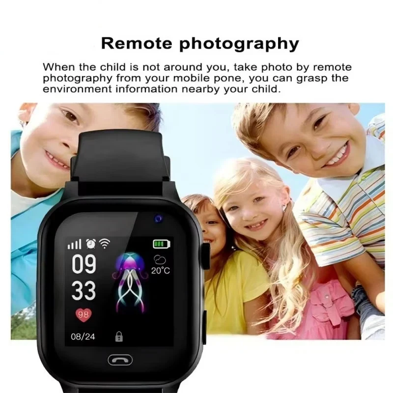 Kids Smartwatch with 4G, GPS, Video Calling & Waterproof Camera Features