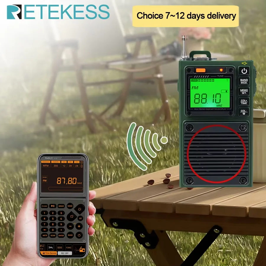 Retekess TR111 Radio FM Portable Radios AM FM Mini Ham Radio