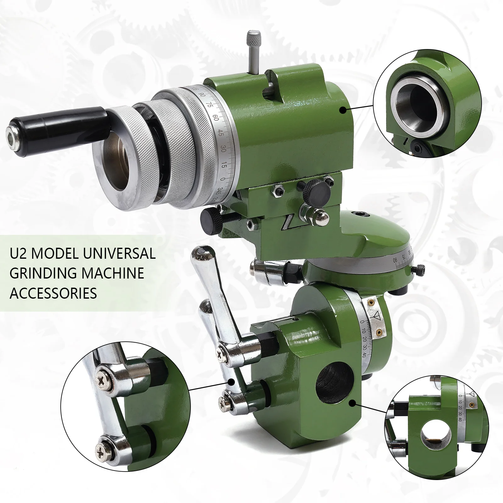 U2 Model Universal Grinding Machine Part Tool Holder Assembly Suitable for fine adjustment screw with diameter of 25mm 5