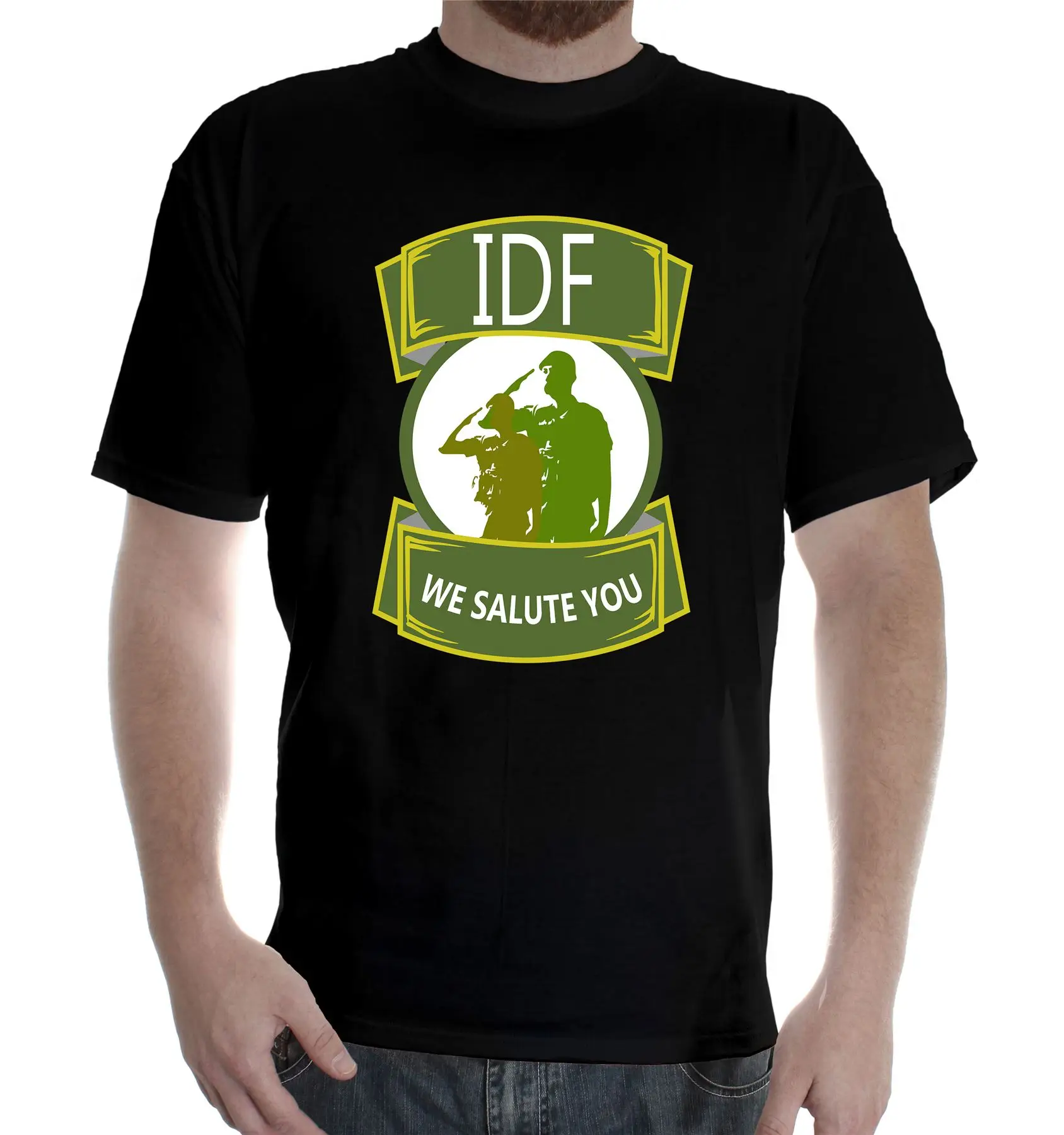 

Israel Defense Force Military Army Salute Men T-Shirt Short Sleeve Casual Cotton O-Neck T Shirts