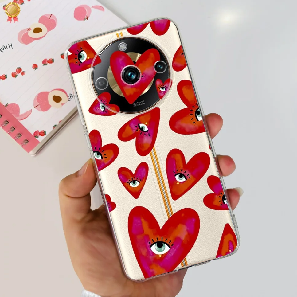 Clear Cute Cartoon Cat Soft Silicone TPU Back Cover