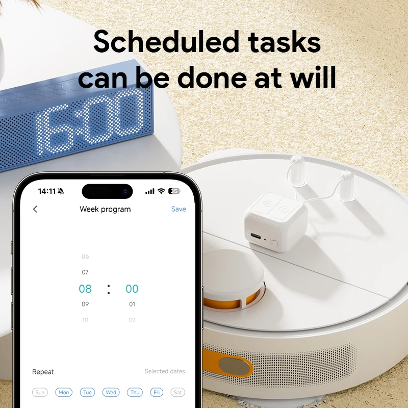 Smart Life App-Enabled Touchscreen Finger Robot for Remote Home Automation