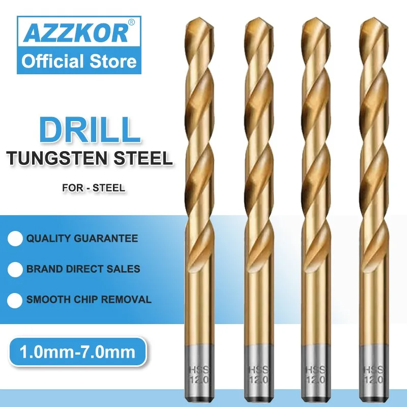 Titanium Drill Bits Set Titanium Hardness Bit Titanium Twist Drill