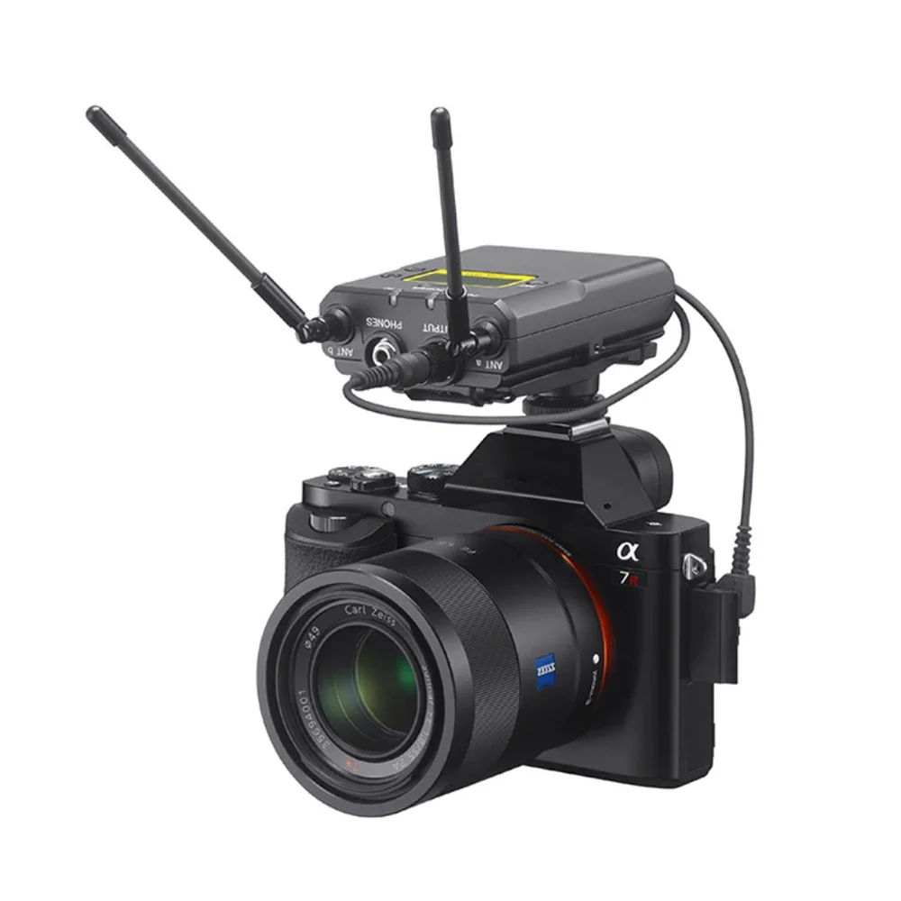 UWP-D11 DV 카메라 인터뷰 디지털 무선 라발리에 마이크 패키지, 612-641MHz UTX-B03 바디팩 송신기 URX-P03 리시버