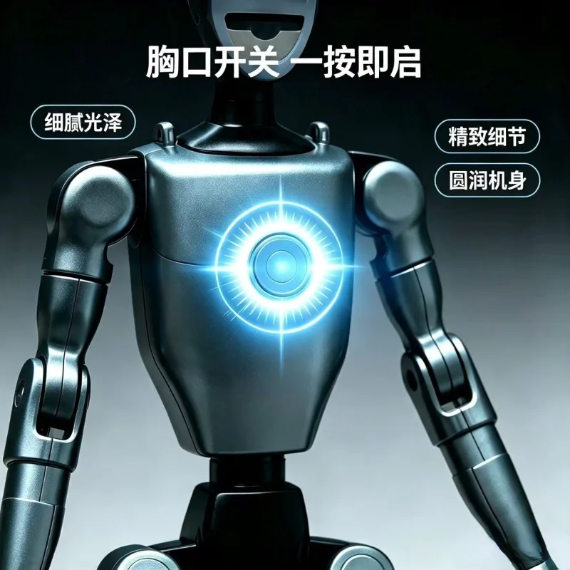 Giocattolo Robot Intelligente AI, Programmazione Bionica Intelligente con Luci, Giocattolo Educativo, Robot Multi-giunto Mobile - immagine 4