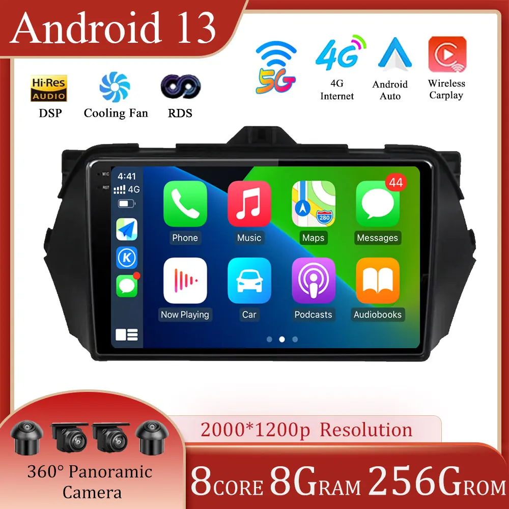 

Android 13 For Suzuki Alivio 2015 - 2019 Car Radio Multimedia Video Player Navigation GPS 4G WIFI Intelligent System