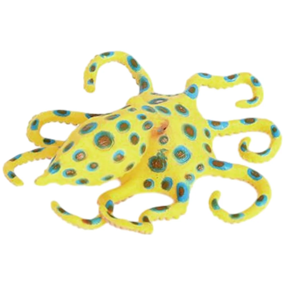 

Marine Animal Model Octopus Figure Artificial Sculpture Plastic Simulation Child Desktop Decoration