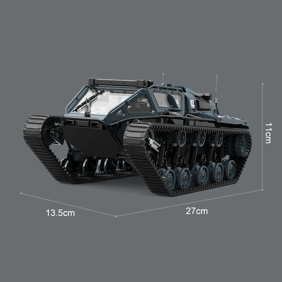 New Rc Tanks Model RC Car 2.4G Rock Crawler Remote Control Car Full-scale Armored Vehicle Military War Battle Toys for Boys 5