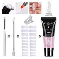 15ml Nail Gel Set Full Manicure Kit Poly Nail Gel Set Quick Extension Nail Kit Gel Building Poly Gels Set For Nails Tool Kit 1