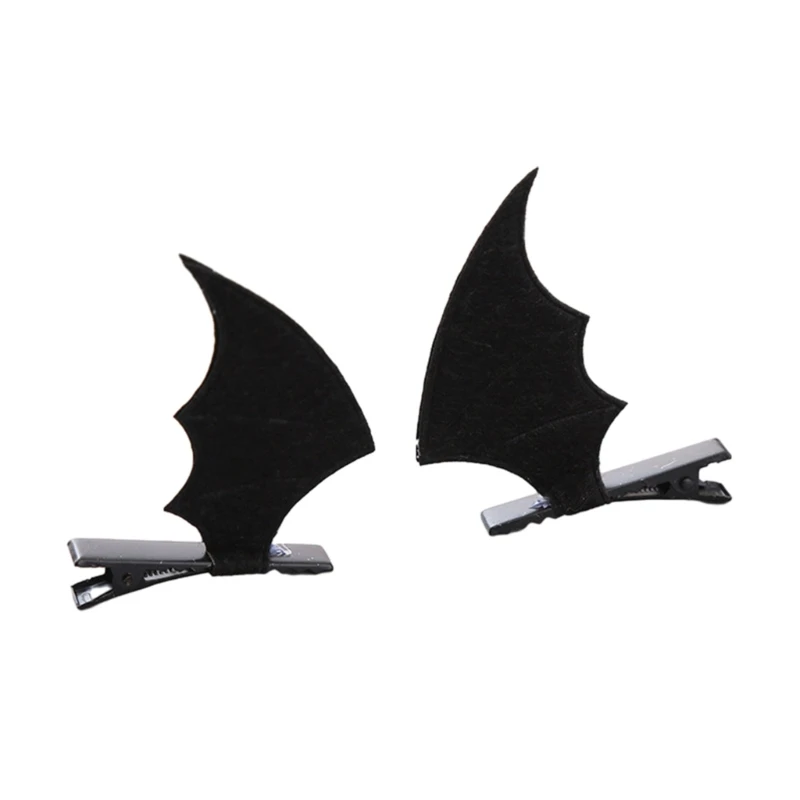 

Cloth Bat Wing Shape Hair Barrettes Teens Duckbill Hairpin Bangs Hair Clip