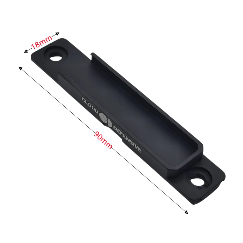 Airsoft Aluminum CNC Picatinny Rail Pocket Panel For M300 M600 Tactical Flashlight DBAL-A2 Mount Pressure Pad Weapon Light Mount 4